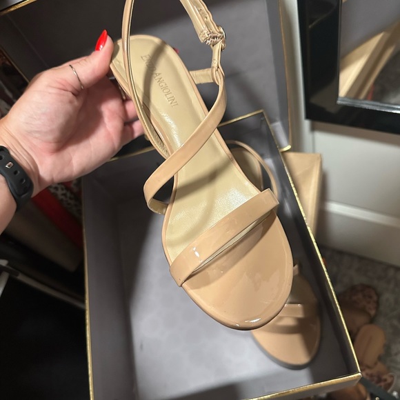 enzo angiolini nude sandals - Picture 3 of 5